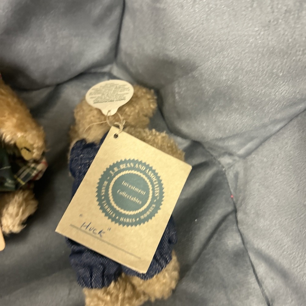 Boyds Bears HUCK BECKY CHANEL 6" Bear Lot Of 3. With Tags - Picture 5 of 8